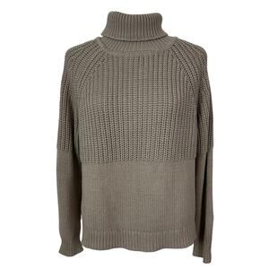 Haven Well Within Women's Beige Turtleneck Sweater Size Small